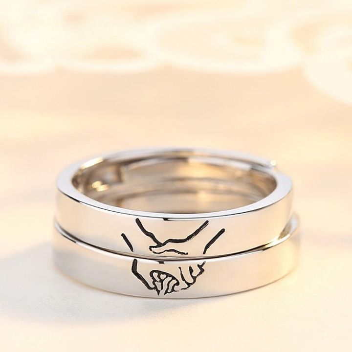 “Nuestra Promesa” Anillos personalizados + box de regalo