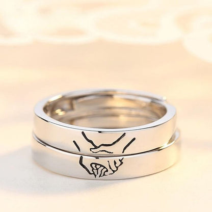 “Nuestra Promesa” Anillos personalizados + box de regalo