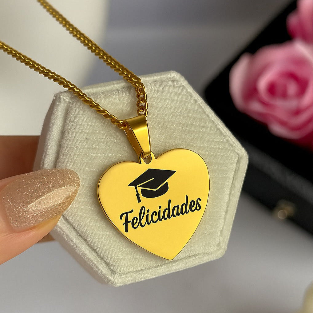 "Amor Eterno" Collar Corazón Personalizado + Box de Regalo