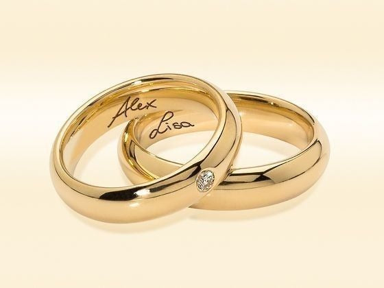 “Nuestra Promesa” Anillos personalizados + box de regalo