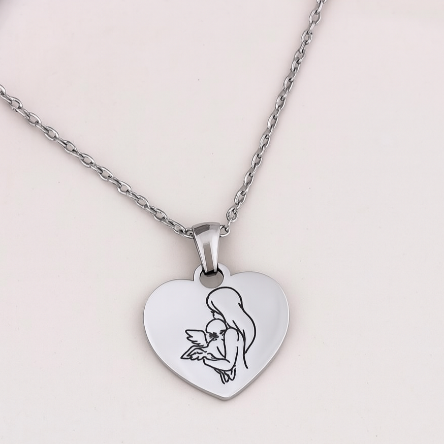 "Amor Eterno" Collar Corazón Personalizado + Box de Regalo